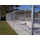 ASTM 392 standard 6ft x 100ft pvc coated aluminum alloy chain link fencing with 366g zinc coating for border fencing
