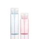 Pink Makeup Remover Cosmetic Packaging Empty Bottle Blue Nail Polish Remover Press Pump Round Dispenser Flip Cap