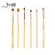soft bristles ISO9001 Bamboo Makeup Brushes Set Essential For Eye