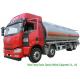 FAW 8X4 Aluminum Road Liquid Tank Truck For Fuel Transportation 30000L