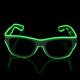 Multi-Color Full Frame EL Wire Sunglasses Light Up Glow Sunglasses For Concerts, Party, Night Clubs