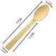 17CM Organic Bamboo Disposable Utensils Cutlery Spoons