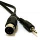 0.5M 5 Pin Din MALE To 3 Pole 3.5mm male Audio Cable
