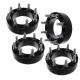 2 8x180 BLACK Wheel Spacers for Chevy GMC 2500 3500 HD 2011-2018 Forged