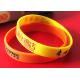 High Safety Cool Silicone Wristbands Advertising Giveaways Delivery On Time