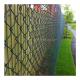 Metal Frame Highway Fence 8ft Diamond Shape Chain Link Fence Panels for High Security