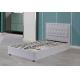 Italian Style Queen Size Platform Bed Iron And Wood Metal Support Legs