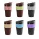 350ml Heat Resistant Silicone Foldable Coffee Cups With Lid
