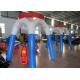 Tall Airtight Inflatable Basketball Game , Outdoor Game Inflatable Basketball Hoop 2.2mH