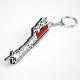 Motorcycle PVC Key Chain With Customized Printing And Colorful