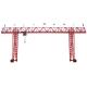 380V 60HZ 3 Phase Single Girder Gantry Crane Rail Mounted Mobile Gantry Crane