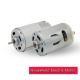 High Torque DC Electric Motor 35.8mm 12v 24 Volt With Plastic End Cap