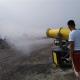 50m Coal Dust Suppression System , Customerized Color Dust Control Misting System