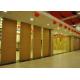 Plywood Vinyl Office Hanging Partition System Folding Walls For Hotel