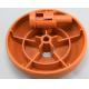 Orange / Red Injection Moulding Products , ABS PC Electronic Housing Custom Molded Plastics
