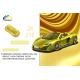 Metallic Yellow Car Paint Top Coat Moistureproof Practical Anti Fade