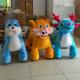 Hansel walking animal ride on toy wholesale and stuffed animal ride from China with plush electric animal ride