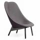 New design colors fabric Leisure high back chaise Lounge chair Uchiwa reception chair