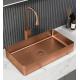 Stainless Steel 304 Luxury Vessel Sinks , Bathroom Wash Sink With Nano Plating PVD Brushed