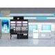 Various Shapes Cosmetic Retail Display , Cosmetic Shop Interior Design For Specialty Stores