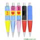 gift pen, puzzel pen I love you promotional plastic pen