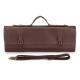 Luxury Folding Knife Storage Bag Leather For Chefs Tactical 20x1.5x9"