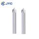 2 Flutes Carbide Milling Cutters Helix 45 Degree End Mill For Aluminum