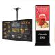 27 4K HD Wall Mounted digital signage advertising screens Non Touch Hanging Kiosk