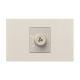 High Standard Electronic Dimmer Switch Flame Retardant PC Material Gold Color