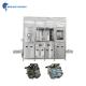 High Efficiency Double Solvent Ultrasonic Cleaning Machine With  PLC Control For Electronics