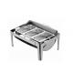 64*50*31cm Stainless Steel Buffet Alcohol Stove Hotel Restaurant Food Heating Container