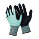 Green Knitted N-D143 HPPE Sandy Nitrile Coated Cut Resistant Safety Gloves S-XXL Size