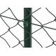 1.8m Chain Link Fence Construction Farm Protection Pvc Coated