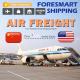 International Air Freight From China To USA