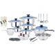 Combination Cookware Set Stainless Steel Kitchen Soup Cooking Pot Non Stick Frying Pan