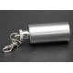 Portable Cylindrical Hip Flask , Small Wine Jug 2 Ounce Bottle With Key Fob