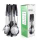 Compact Kitchen Designs Stainless Steel Cookware Set with Metal Utensils Included