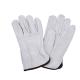LC20032 Cow Split Leather Working Gloves With Shirred Elastic Back