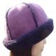 Fashion 6 Panel Cap Sheepskin Beanie Hat Lam Fur Plush Style For Winter