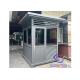 Hot Competitive Cost High Standard Elegant Security Cabin Design for Guard Shaped Steel
