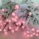 Patio & garden Outdoor String Lights Christmas festival lighting wholesale price Pink LED for wedding or birthday party