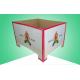 Wal - Mart Full Size Cardboard Pallet Display Skirt , Pallet Retail Display For Foods / Snacks