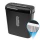 6 Sheets Strip Cut Paper Shredder Machine WITH 8L Mini Basket Bin S636B