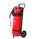 Wheeled 25 Kg DCP Fire Extinguisher , Easy Operate Trolley Fire Extinguisher