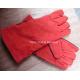13 Red color Leather Welding Gloves