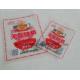 Food Grade Three Side Seal Bags With Clear Window , Customized Plastic Bag
