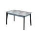 Fashion Simple Family Slate Dining Table , Marble Design Dining Table