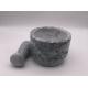 Anti Slip Scratch Resistant Bottom Stone Mortar And Pestle