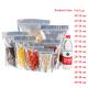 Resealable Clear Transparent Aluminum Foil Bag Self Seal pet/pe Plastic Zipper k Packing Food Bag