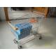 180L Asian Style Supermaket Wire Shopping Trolley With 5inch Swivel Flat Caster
